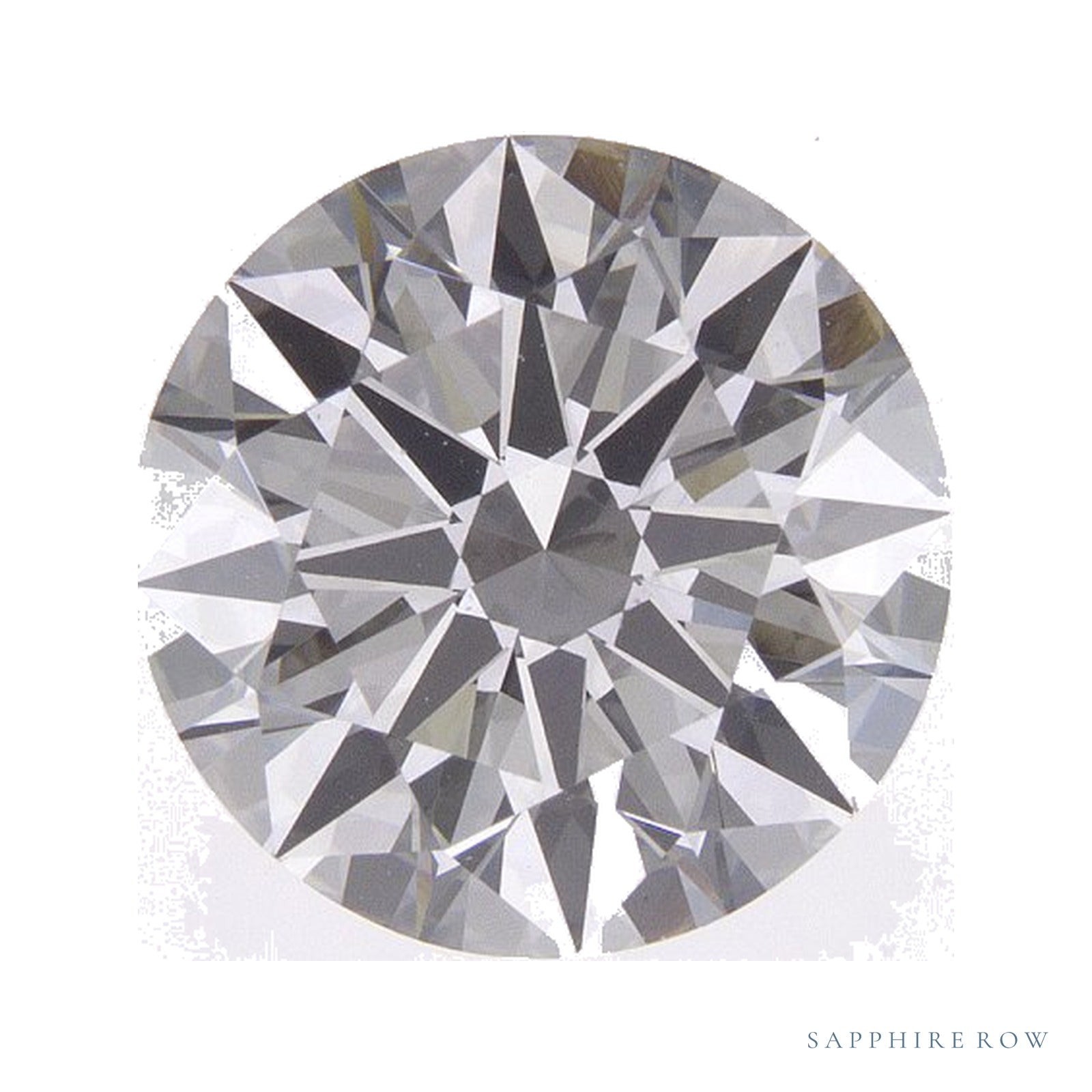2.74 ct lab-grown diamond, round cut | Sapphire Row · cut4