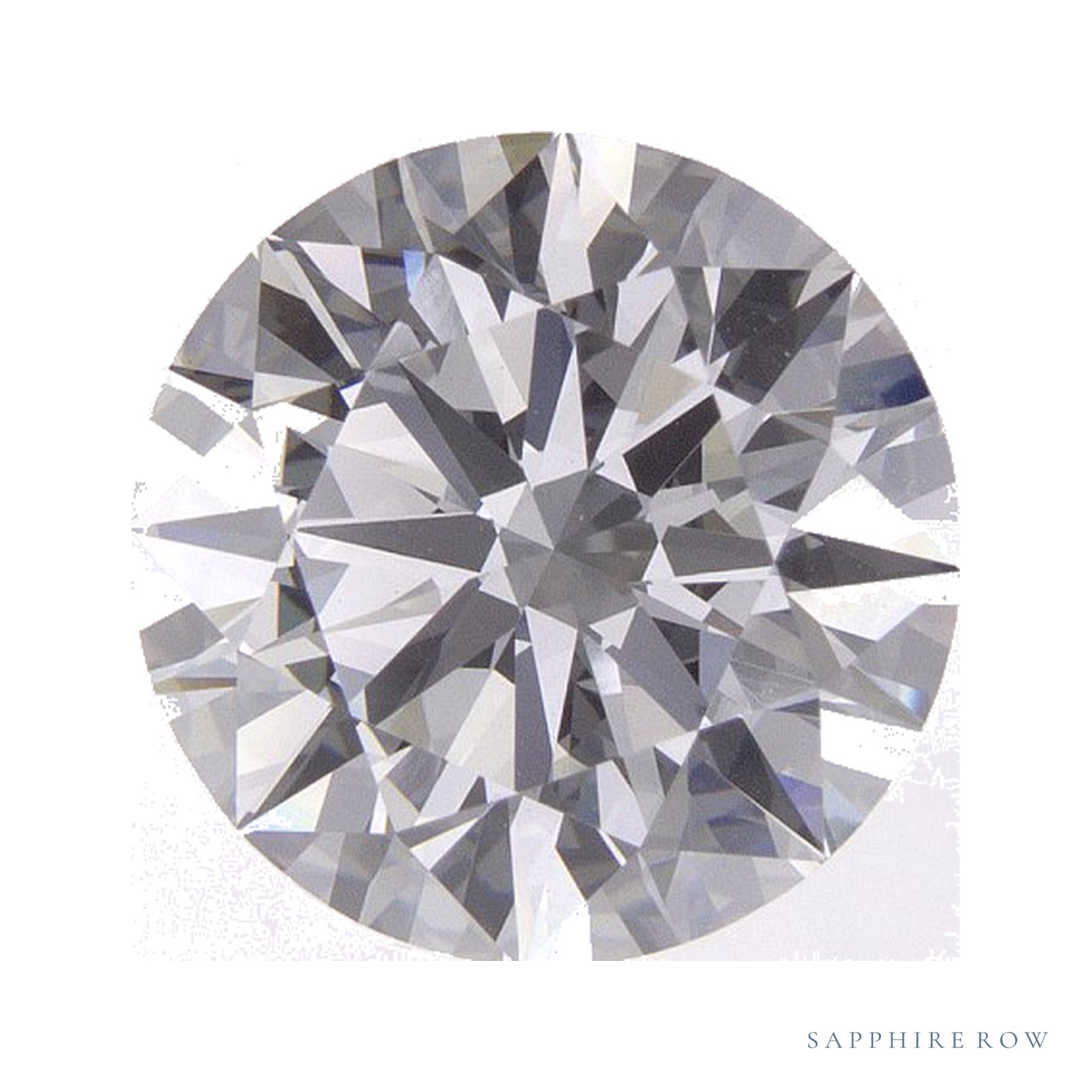 2.73 ct lab-grown diamond, round cut | Sapphire Row · cut4