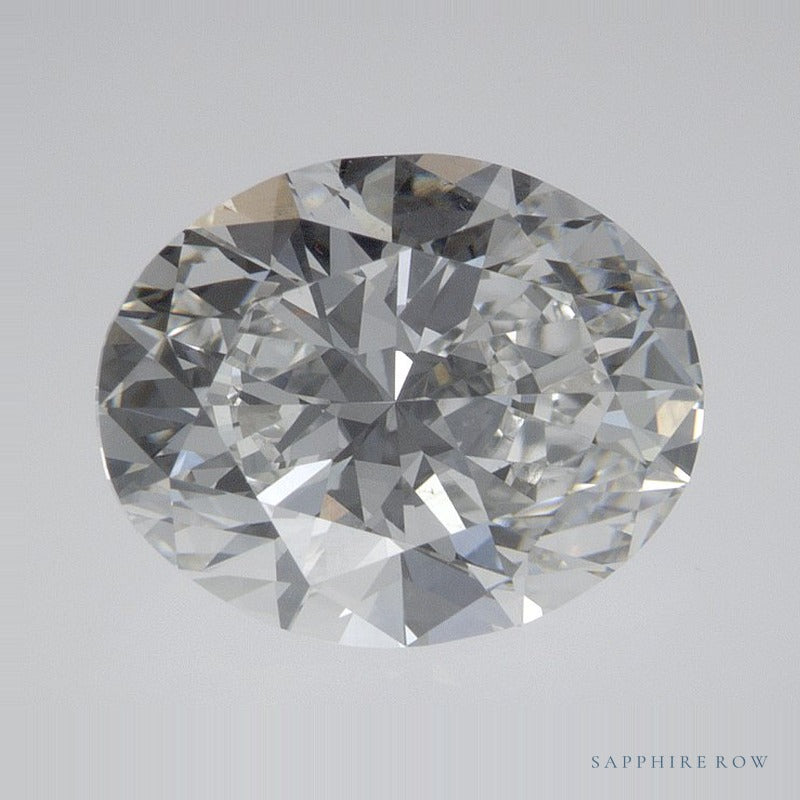 2.73 ct lab-grown diamond, oval cut | Sapphire Row · cut6