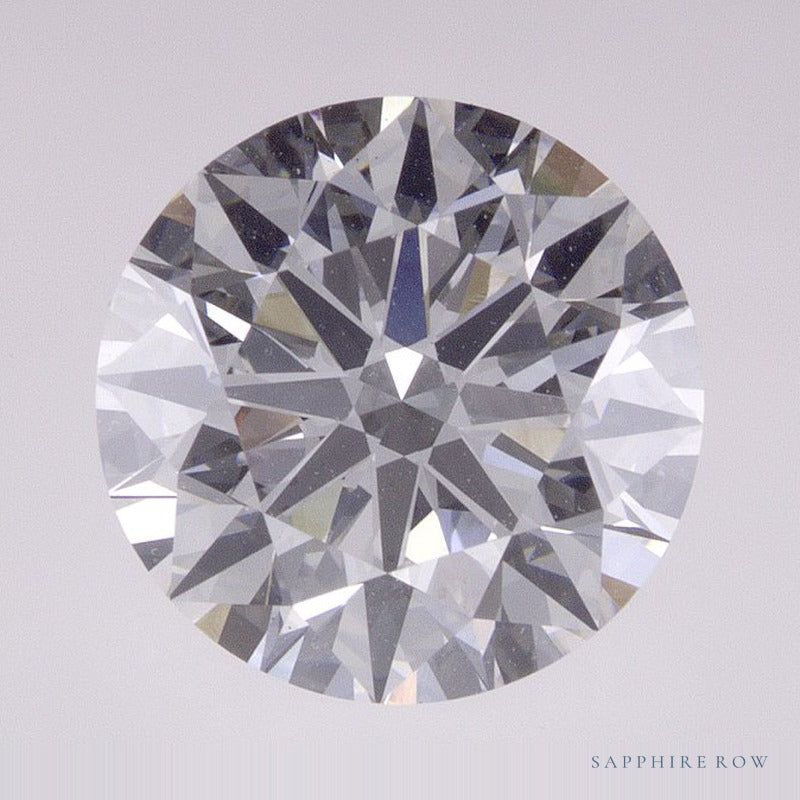 2.73 ct lab-grown diamond, round cut | Sapphire Row · cut7