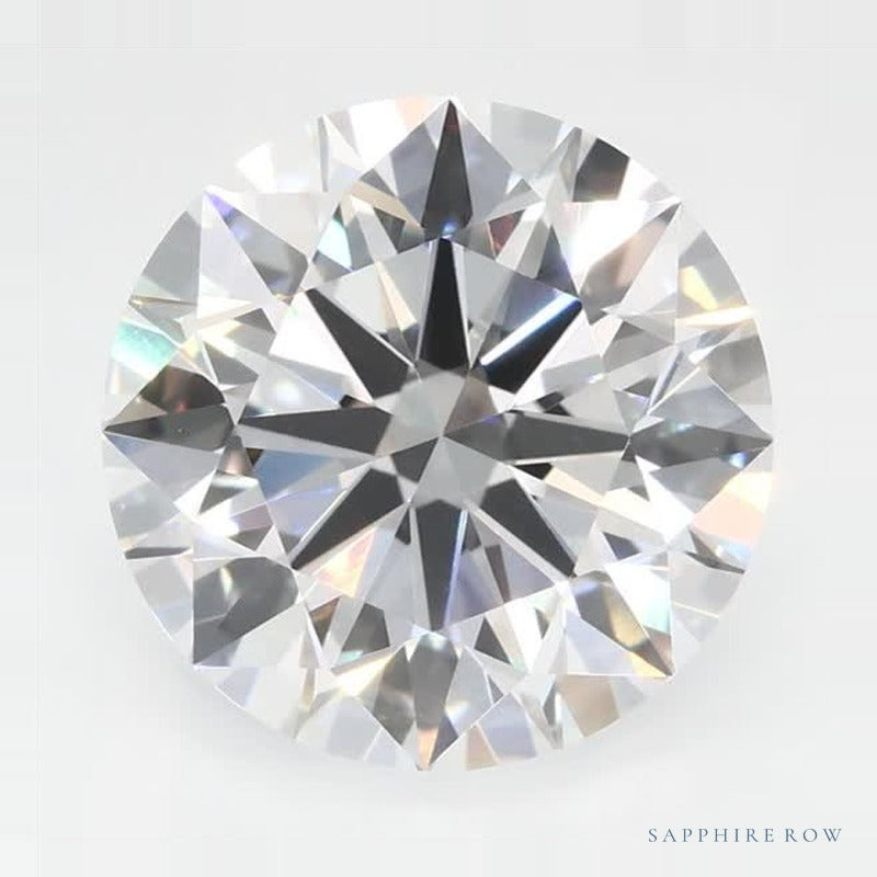 2.73 ct lab-grown diamond, round cut | Sapphire Row · cut7