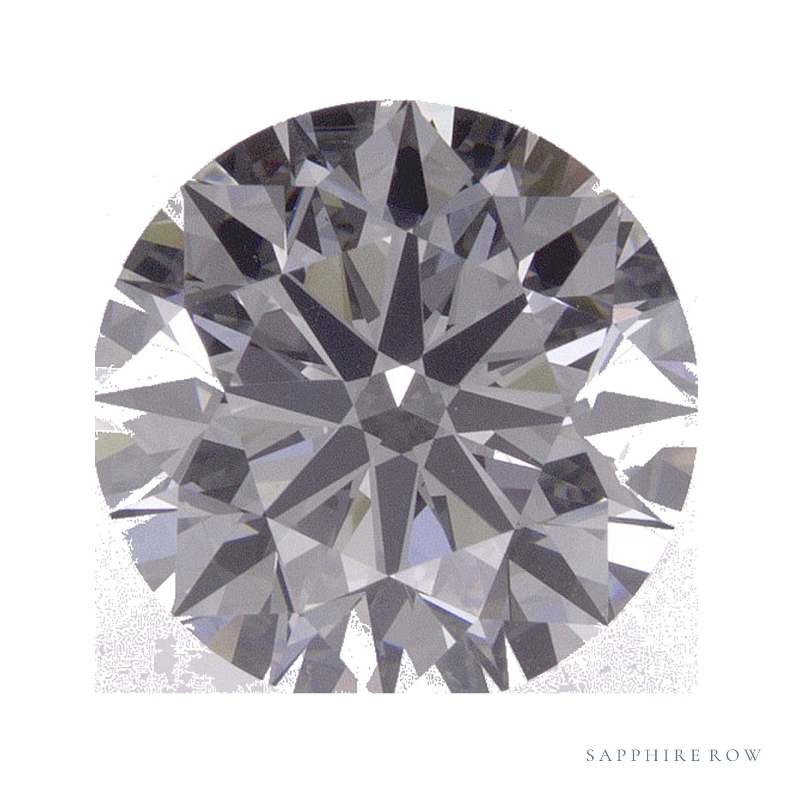 2.73 ct lab-grown diamond, round cut | Sapphire Row · cut4