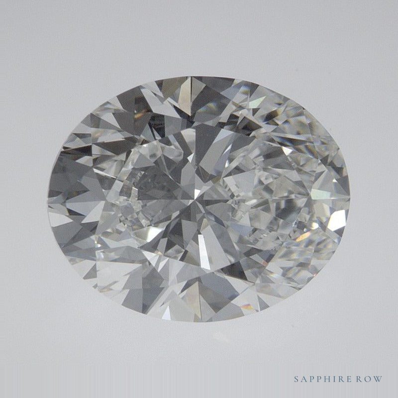 2.71 ct lab-grown diamond, oval cut | Sapphire Row · cut6