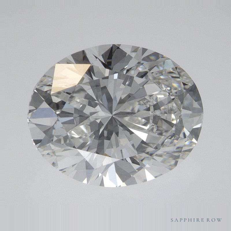 2.71 ct lab-grown diamond, oval cut | Sapphire Row · cut6
