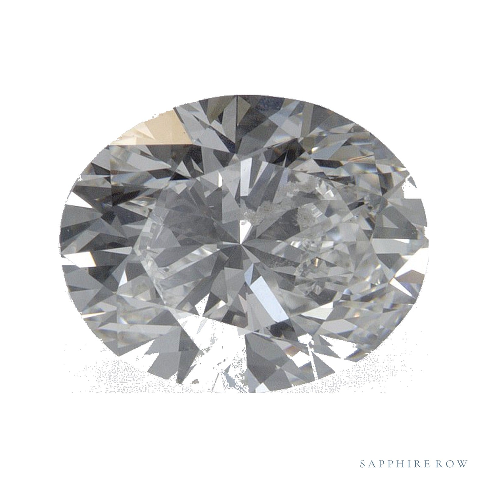 2.71 ct Oval Lab-Grown Diamond – E VVS2 — Sapphire Row · cut · cut2 · cut3 · cut4