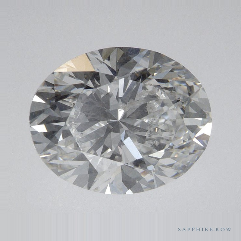 2.71 ct lab-grown diamond, oval cut | Sapphire Row · cut6