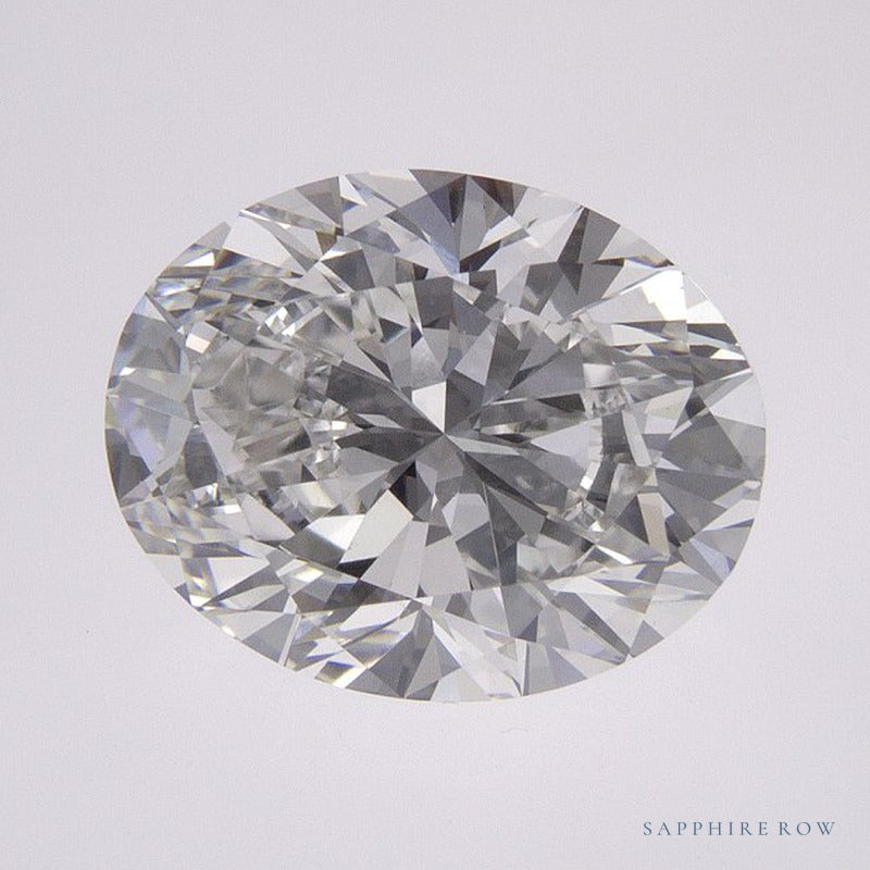 2.71 ct lab-grown diamond, oval cut | Sapphire Row · cut6