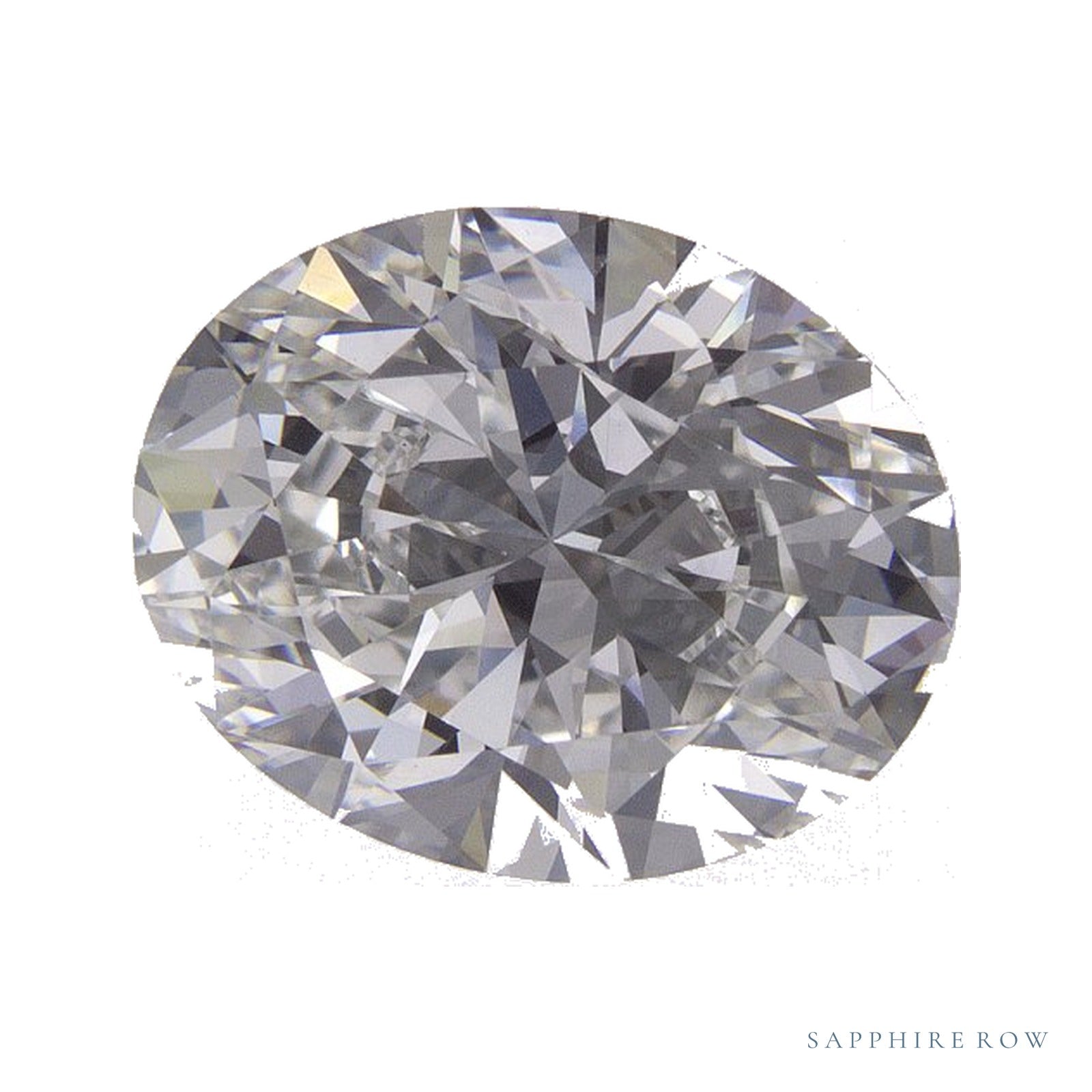 2.71 ct Oval Lab-Grown Diamond – F VVS2 — Sapphire Row · cut · cut2 · cut3 · cut4