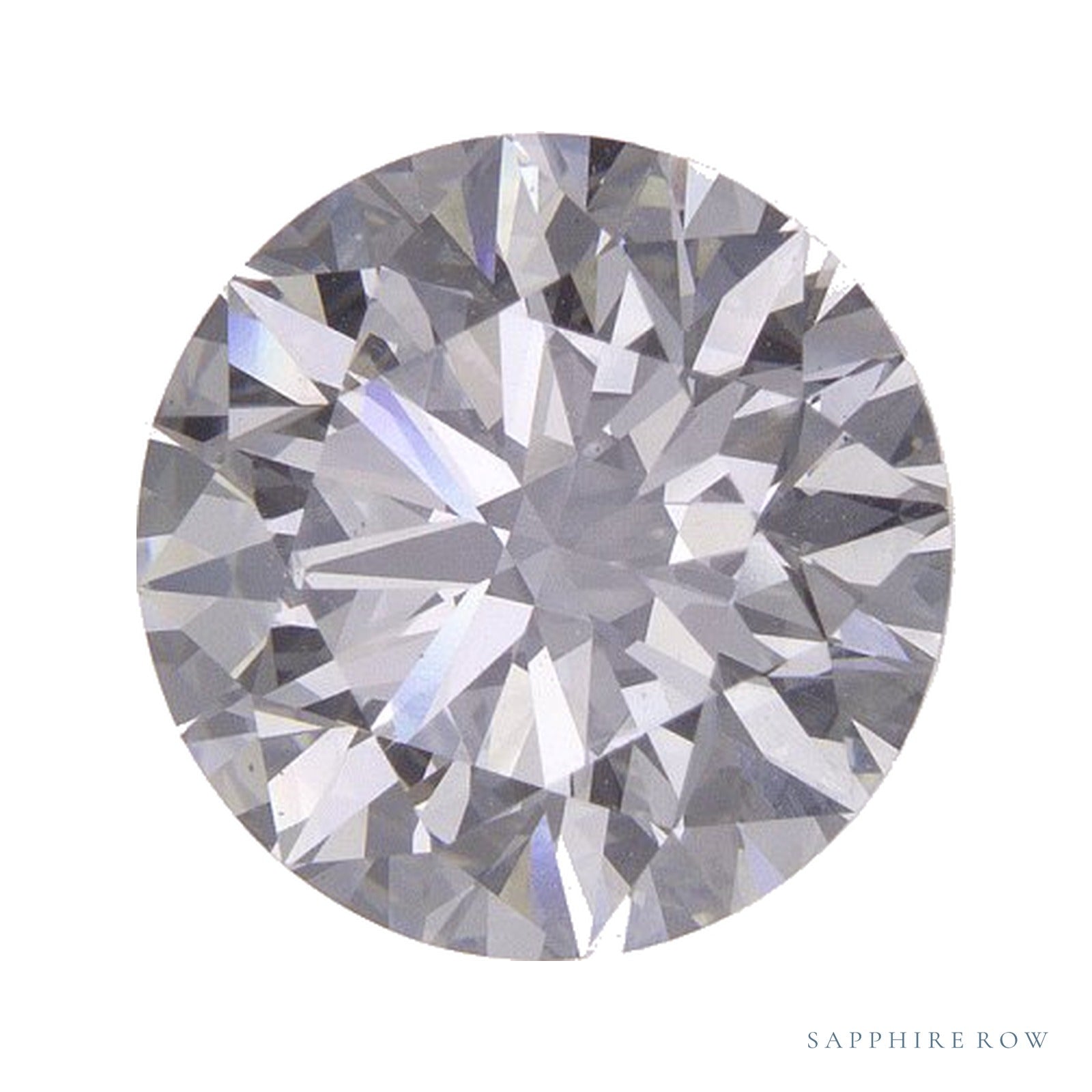 2.71 ct lab-grown diamond, round cut | Sapphire Row · cut4