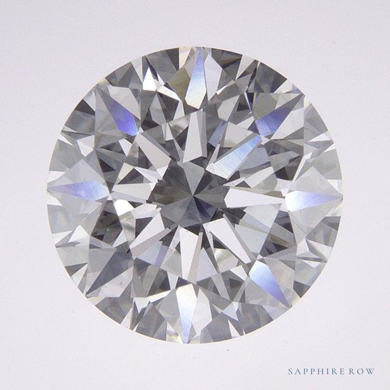 2.71 ct lab-grown diamond, round cut | Sapphire Row · cut7