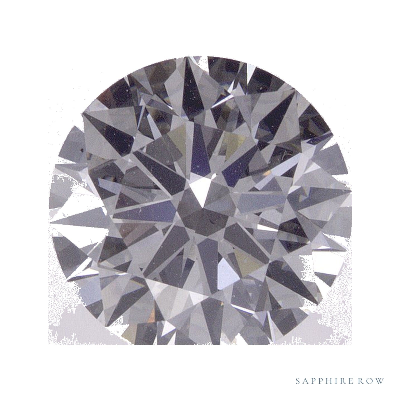 2.71 ct lab-grown diamond, round cut | Sapphire Row · cut4