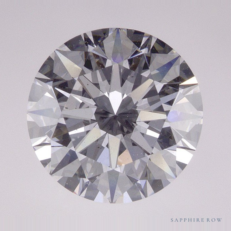 2.70 ct lab-grown diamond, round cut | Sapphire Row · cut7