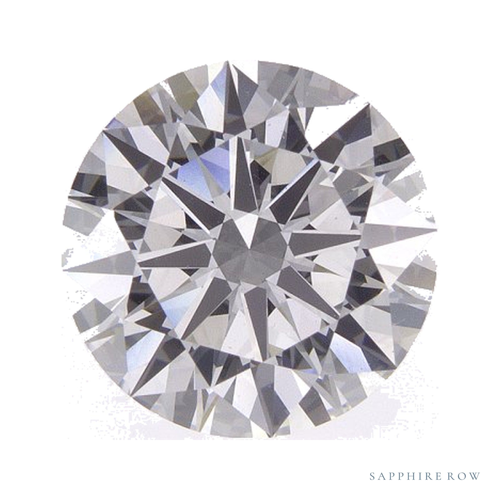 2.70 ct lab-grown diamond, round cut | Sapphire Row · cut4