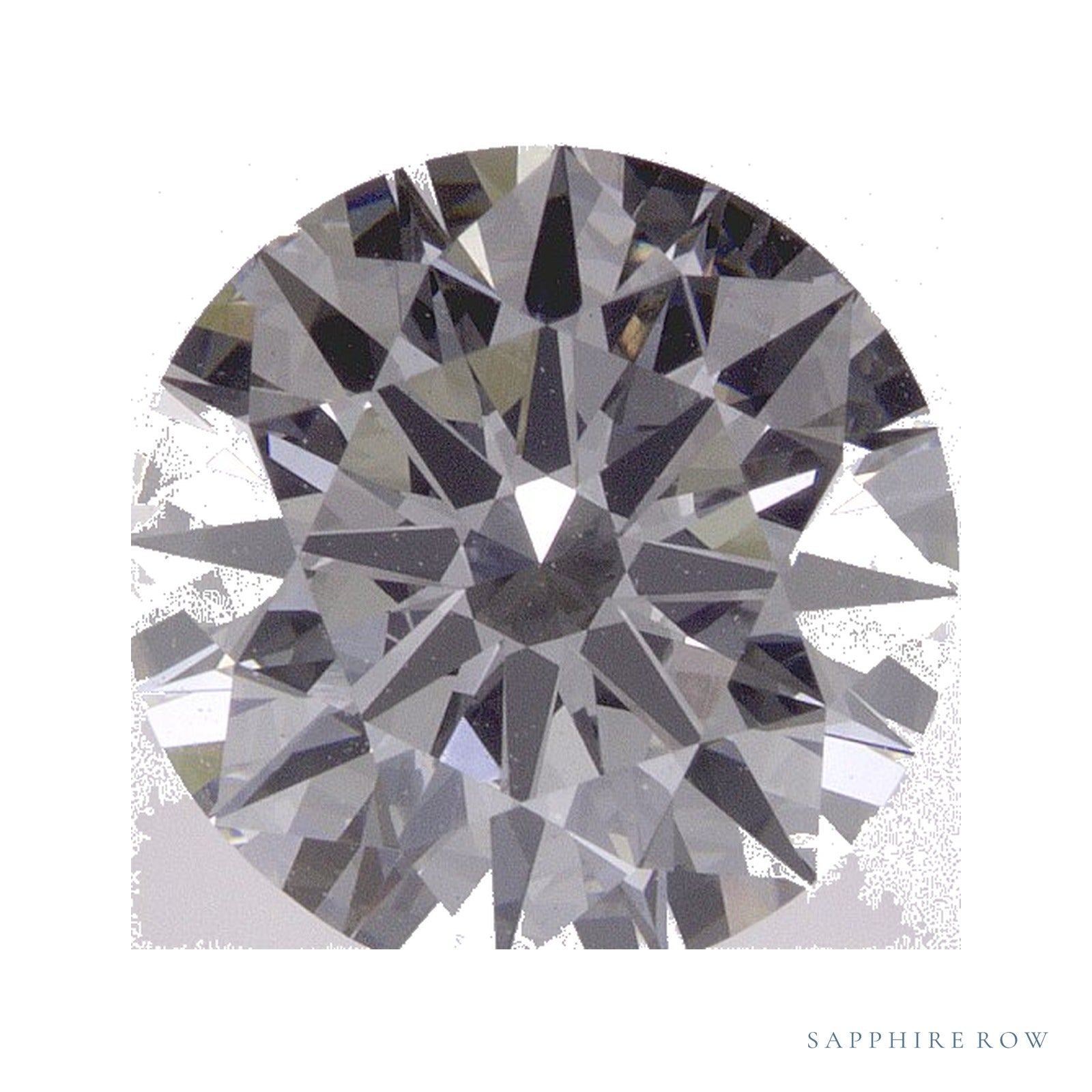 2.70 ct lab-grown diamond, round cut | Sapphire Row · cut4