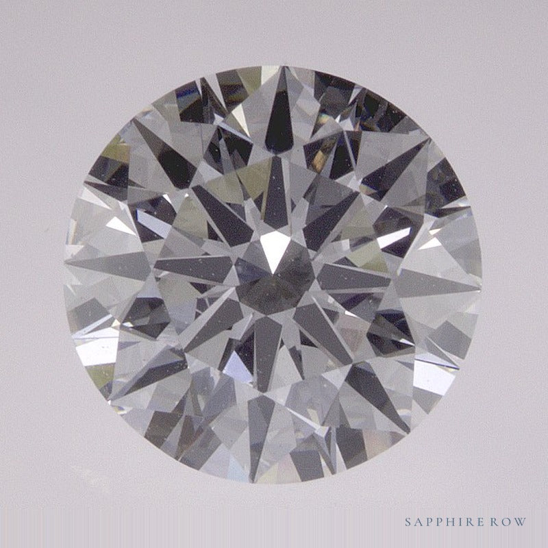 2.70 ct lab-grown diamond, round cut | Sapphire Row · cut7