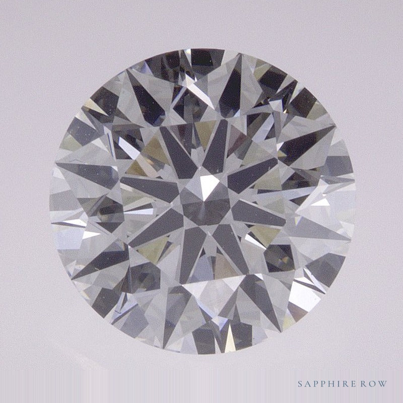 2.69 ct lab-grown diamond, round cut | Sapphire Row · cut7
