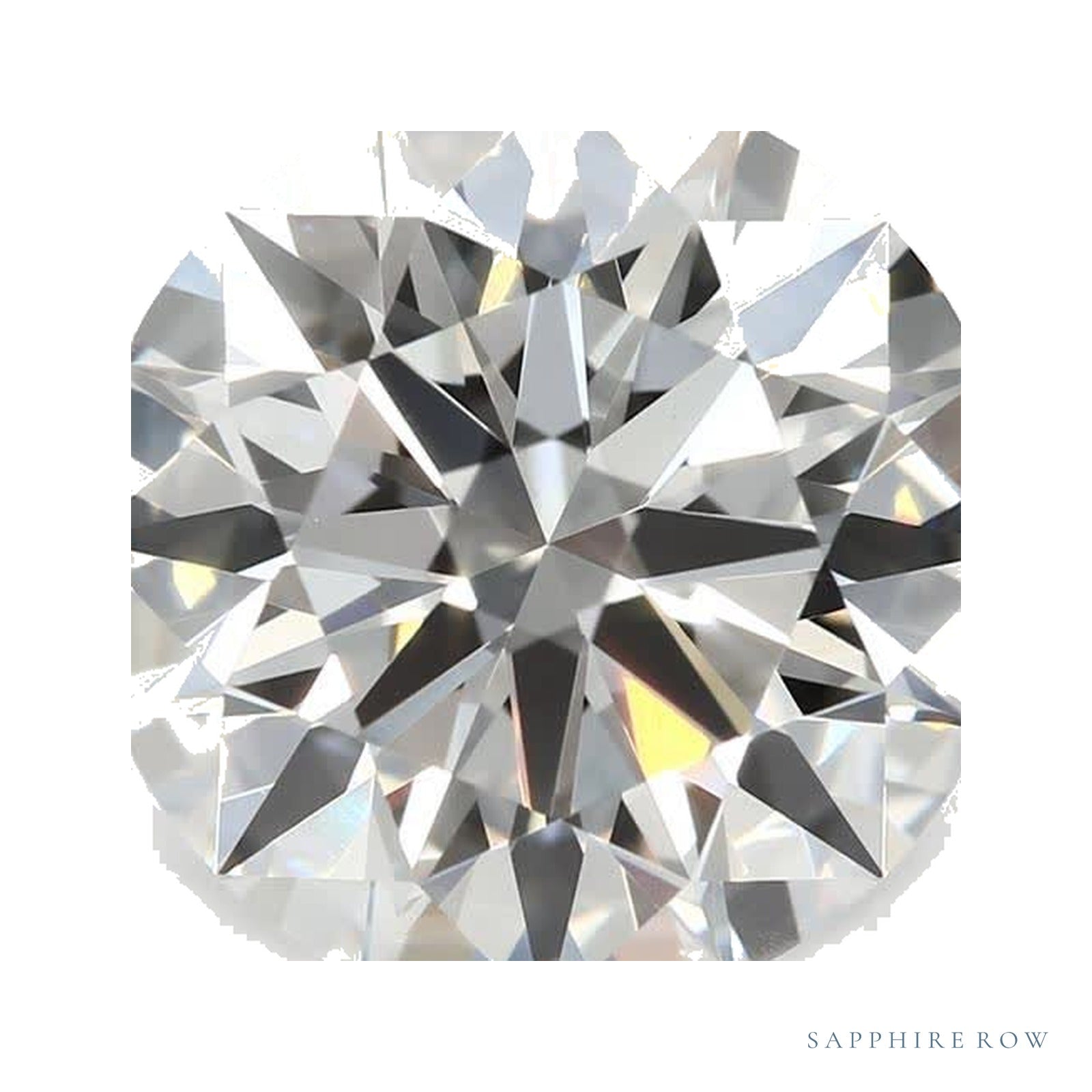 2.69 ct lab-grown diamond, round cut | Sapphire Row · cut4