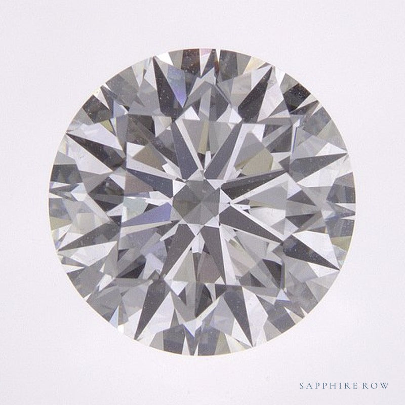 2.69 ct lab-grown diamond, round cut | Sapphire Row · cut7