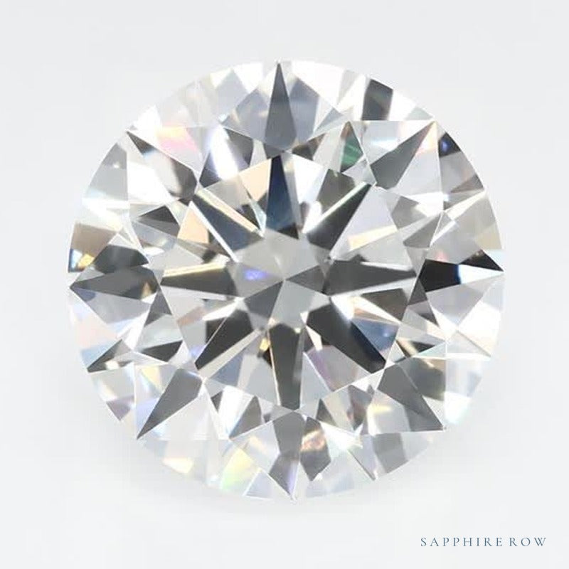 2.69 ct lab-grown diamond, round cut | Sapphire Row · cut7