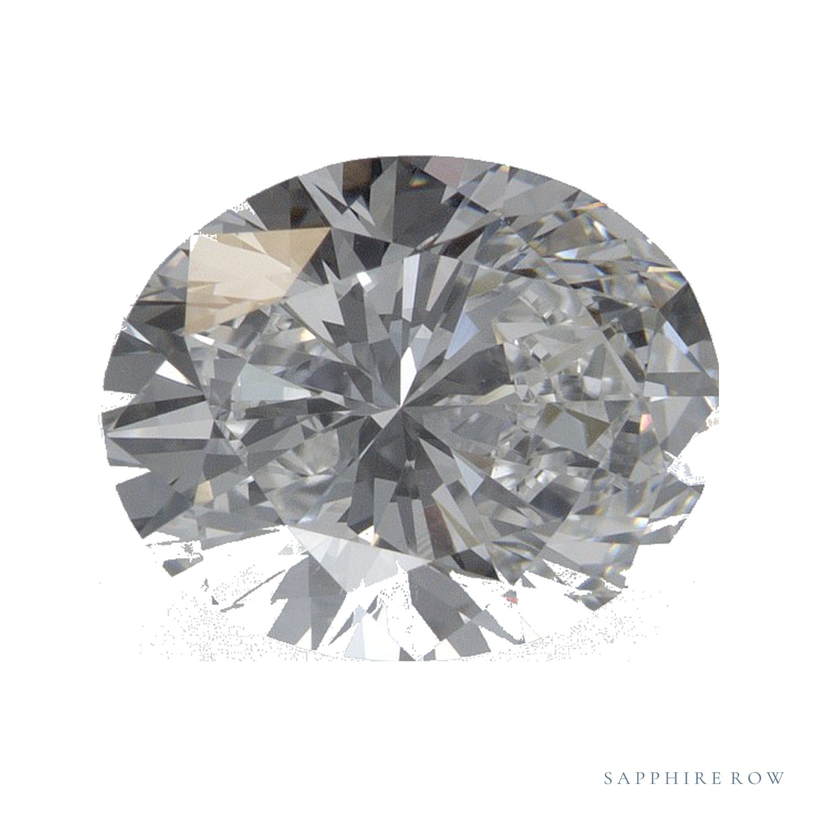 2.68 ct Oval Lab-Grown Diamond – E VVS2 — Sapphire Row · cut · cut2 · cut3 · cut4