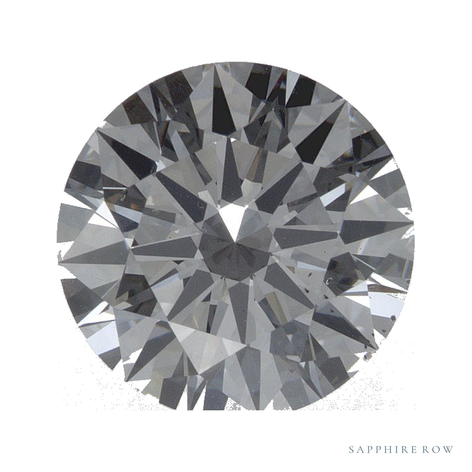 2.68 ct lab-grown diamond, round cut | Sapphire Row · cut4