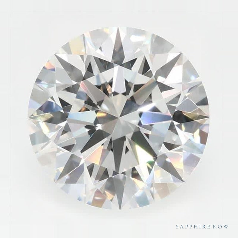 2.68 ct lab-grown diamond, round cut | Sapphire Row · cut7
