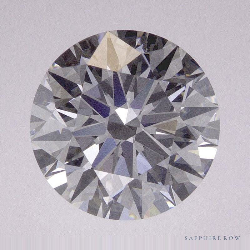 2.68 ct lab-grown diamond, round cut | Sapphire Row · cut7