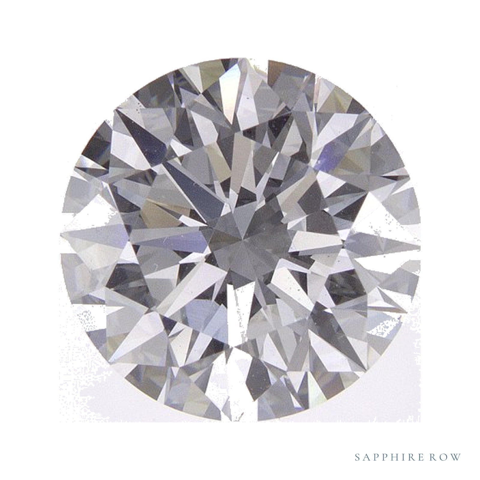 2.67 ct lab-grown diamond, round cut | Sapphire Row · cut4