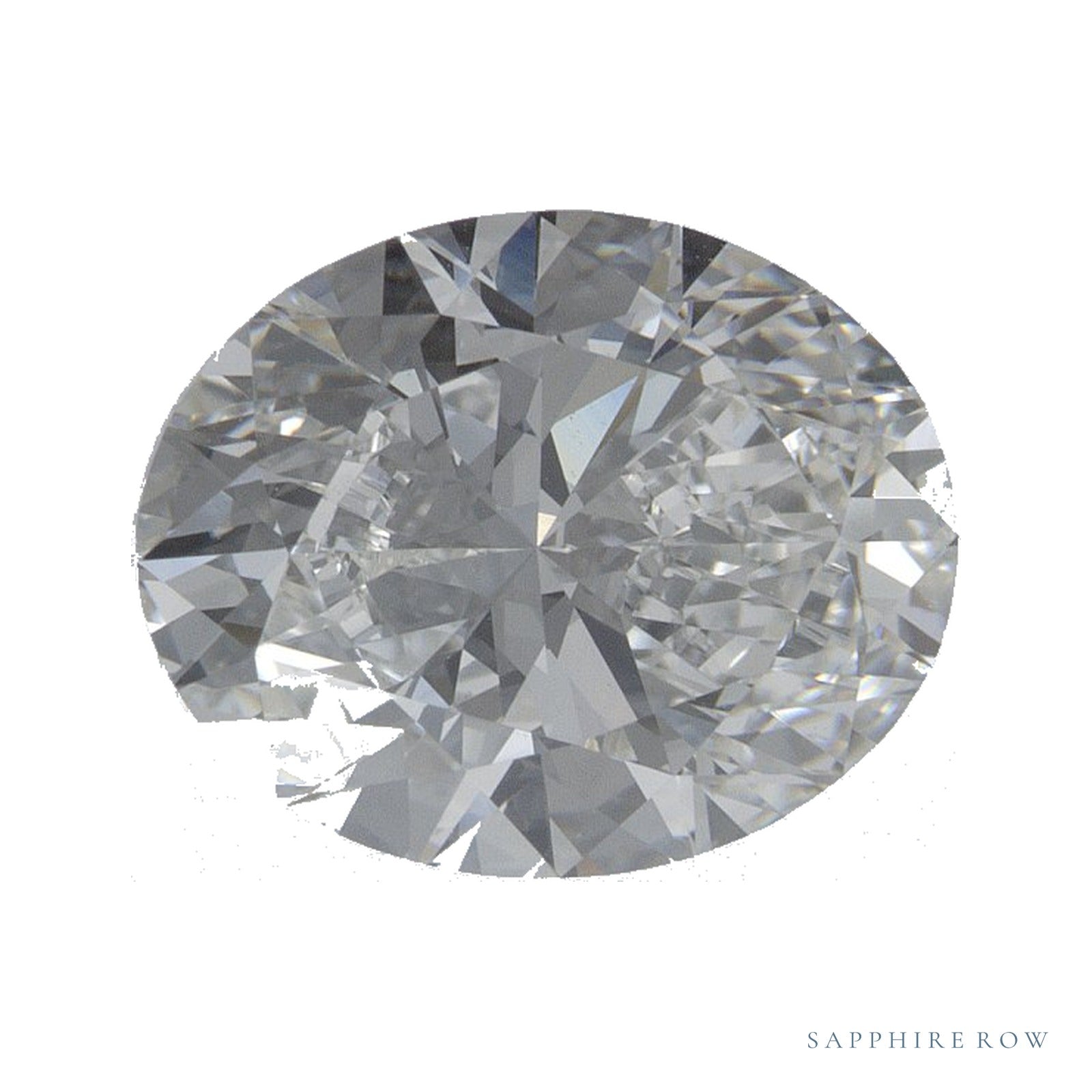 2.67 ct Oval Lab-Grown Diamond – E VVS2 — Sapphire Row · cut · cut2 · cut3 · cut4