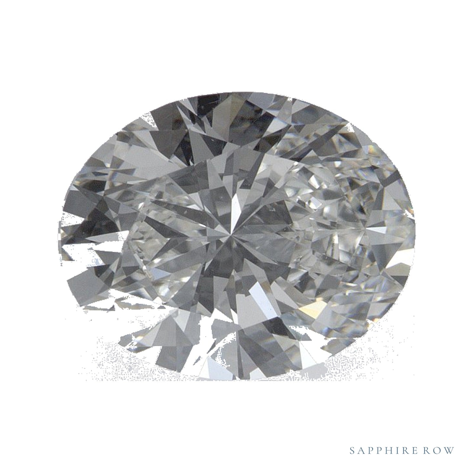 2.67 ct Oval Lab-Grown Diamond – E VVS2 — Sapphire Row · cut · cut2 · cut3 · cut4