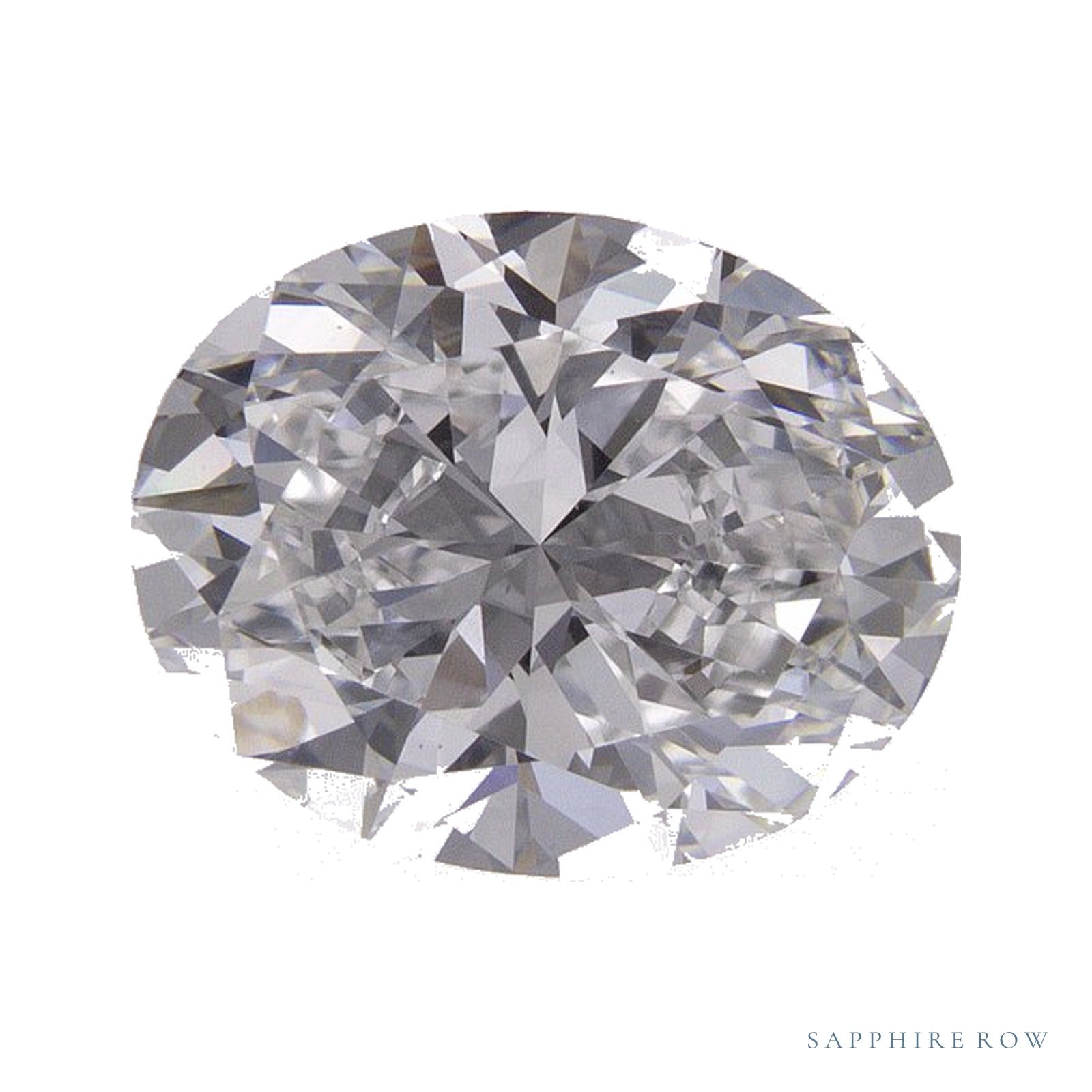 2.67 ct lab-grown diamond, oval cut | Sapphire Row · cut4