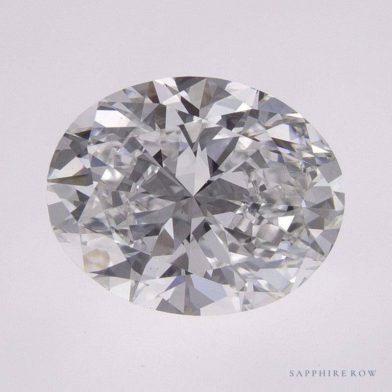 2.67 ct lab-grown diamond, oval cut | Sapphire Row · cut6