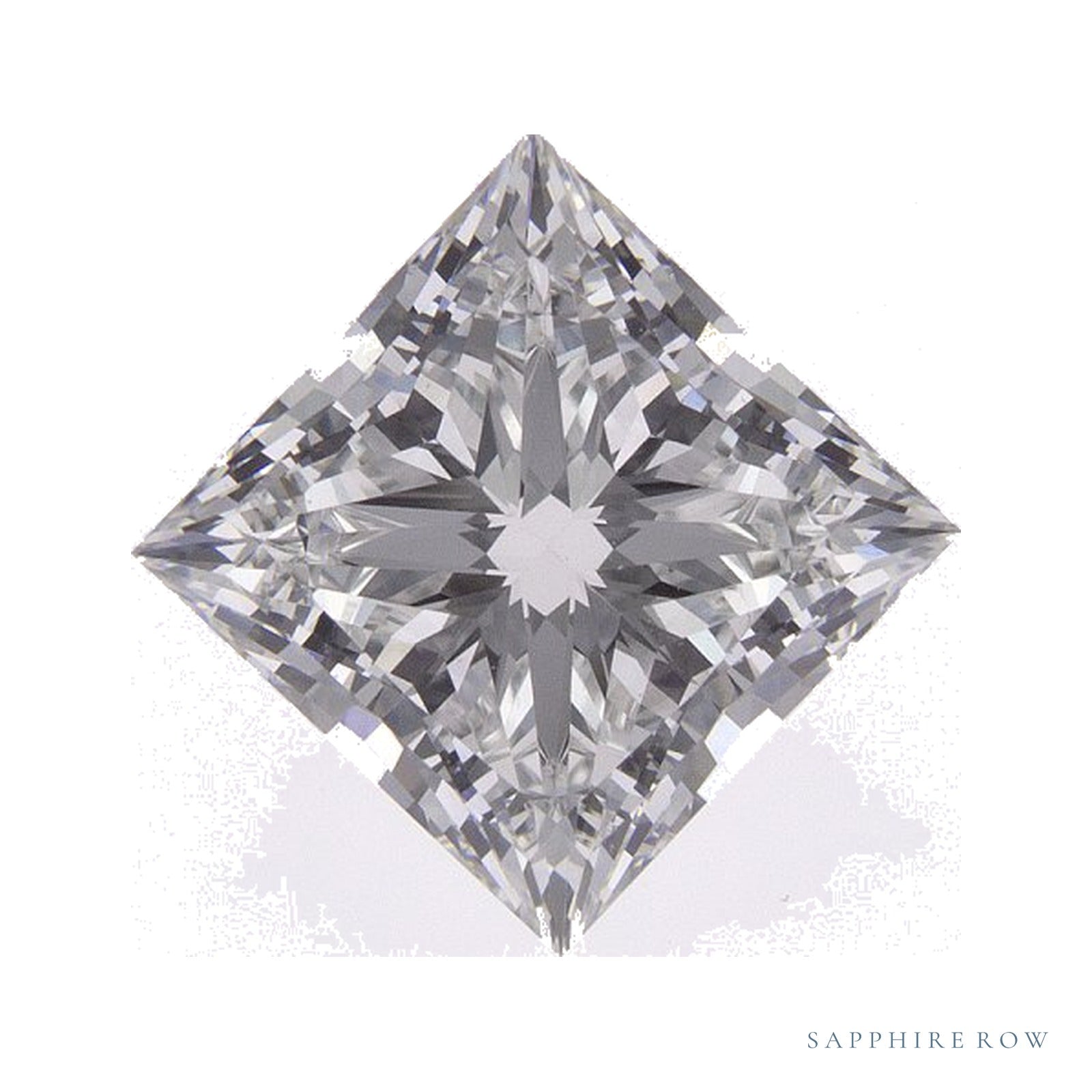 2.67 ct Square Lab-Grown Diamond – E VS1 — Sapphire Row · cut · cut2 · cut3 · cut4