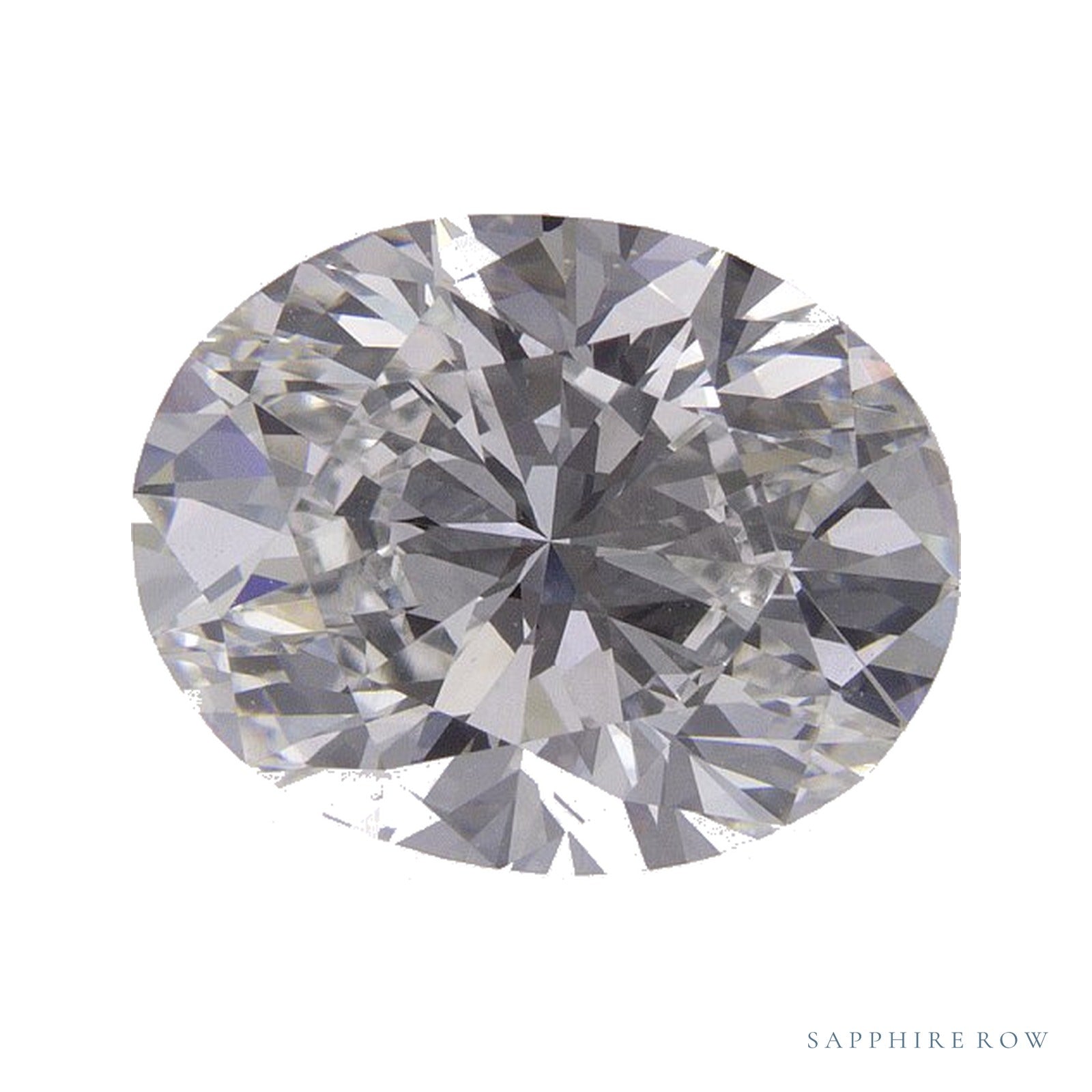 2.66 ct lab-grown diamond, oval cut | Sapphire Row · cut4