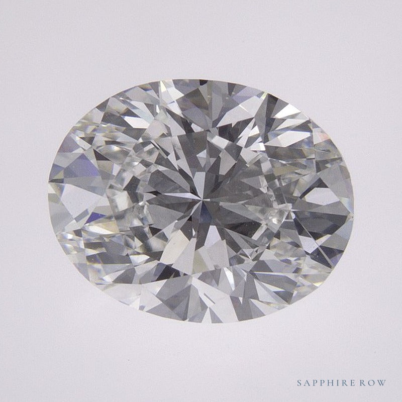 2.66 ct lab-grown diamond, oval cut | Sapphire Row · cut6