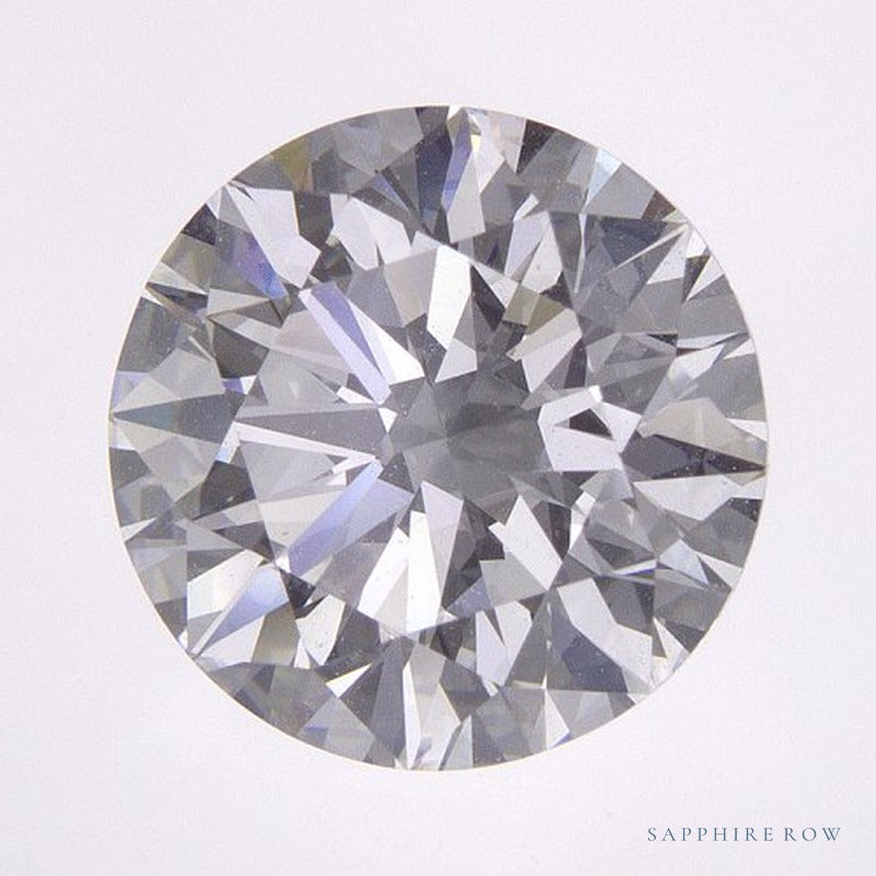 2.66 ct lab-grown diamond, round cut | Sapphire Row · cut7