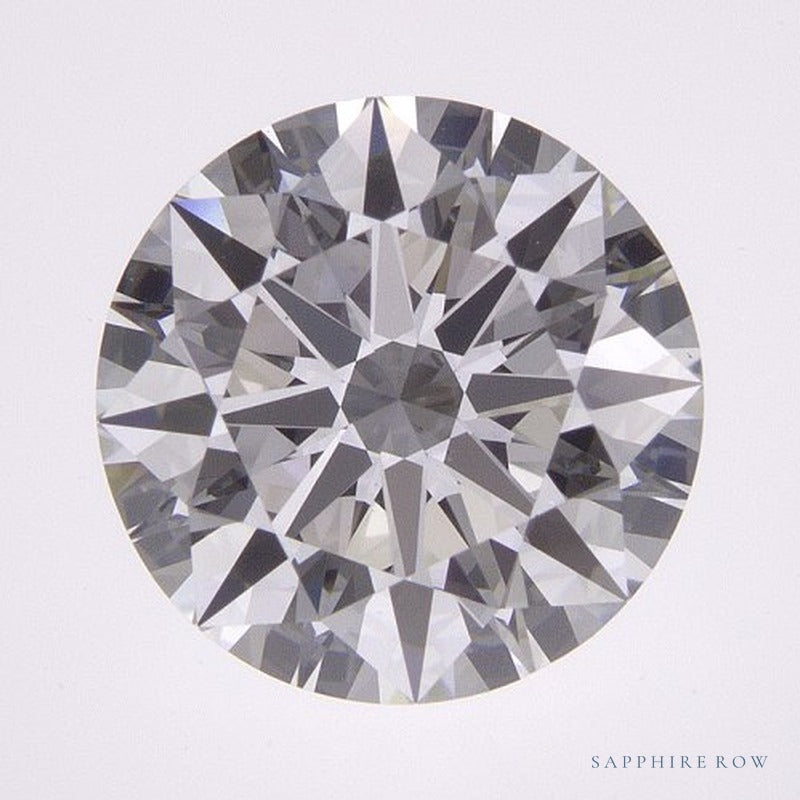 2.66 ct lab-grown diamond, round cut | Sapphire Row · cut7