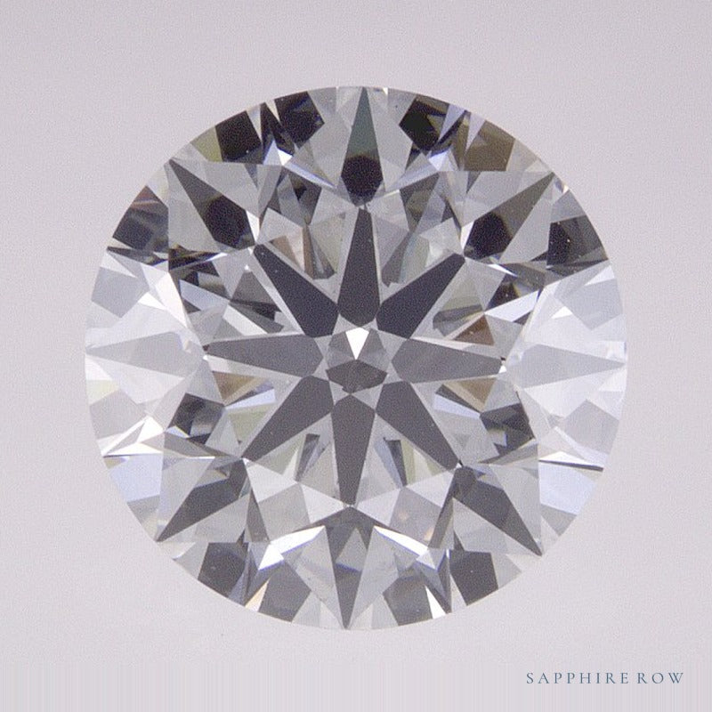 2.65 ct lab-grown diamond, round cut | Sapphire Row · cut7