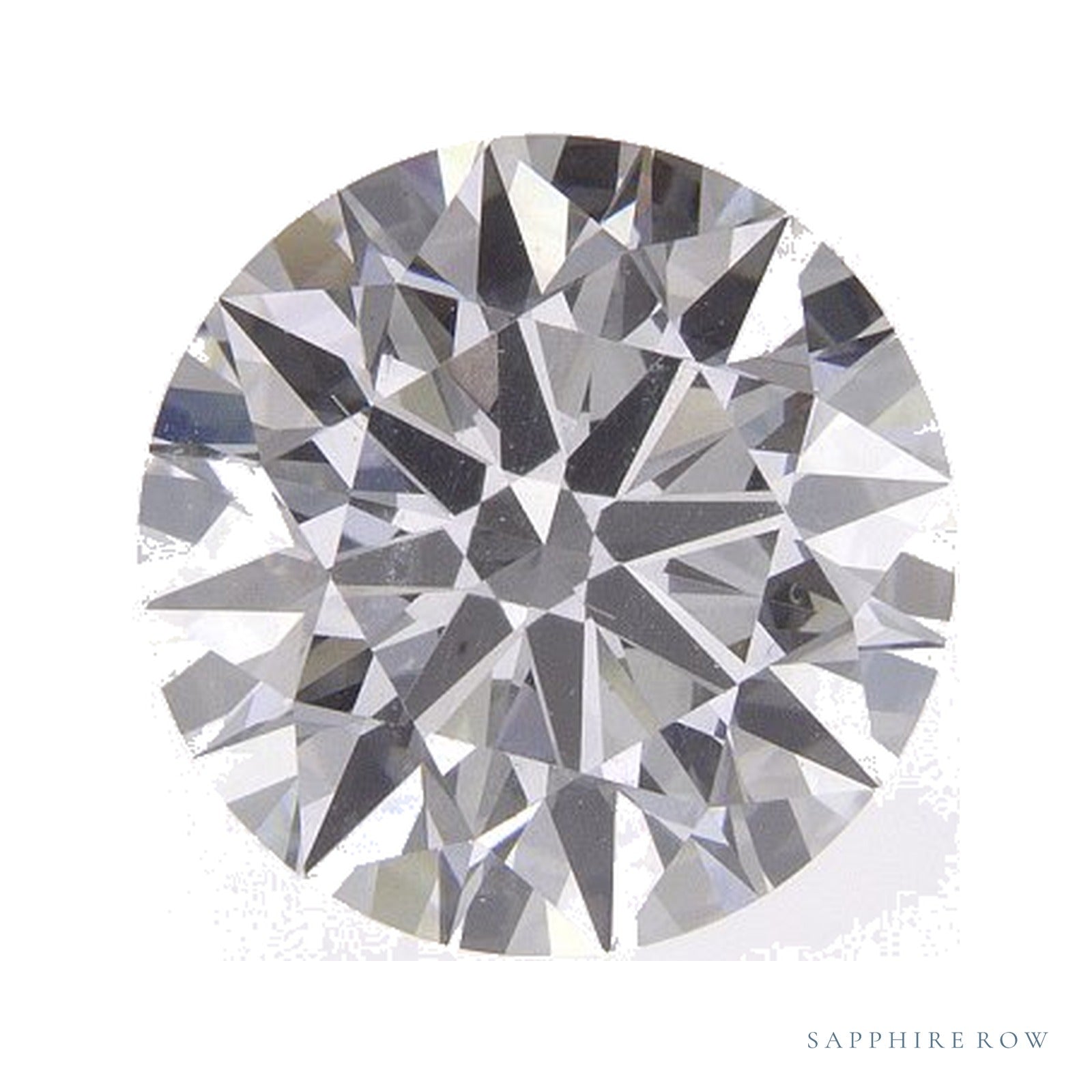 2.64 ct lab-grown diamond, round cut | Sapphire Row · cut4