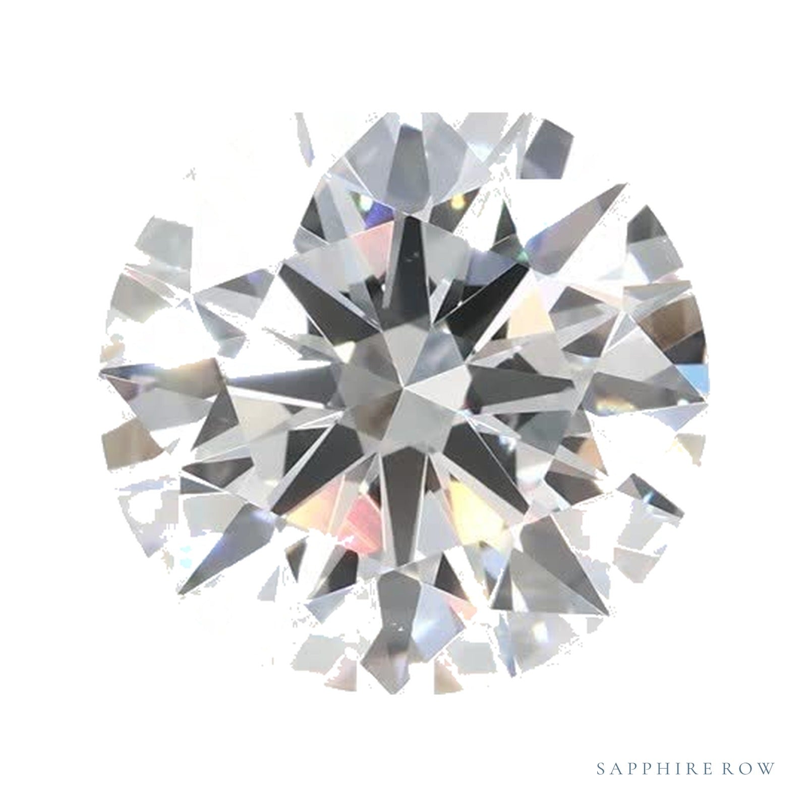 2.65 ct lab-grown diamond, round cut | Sapphire Row · cut4