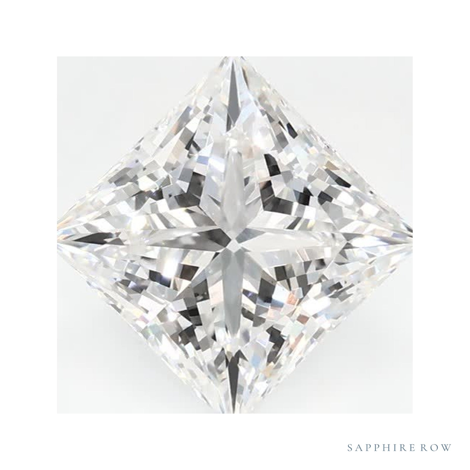 2.64 ct Square Lab-Grown Diamond – E VS2 — Sapphire Row · cut · cut2 · cut3 · cut4