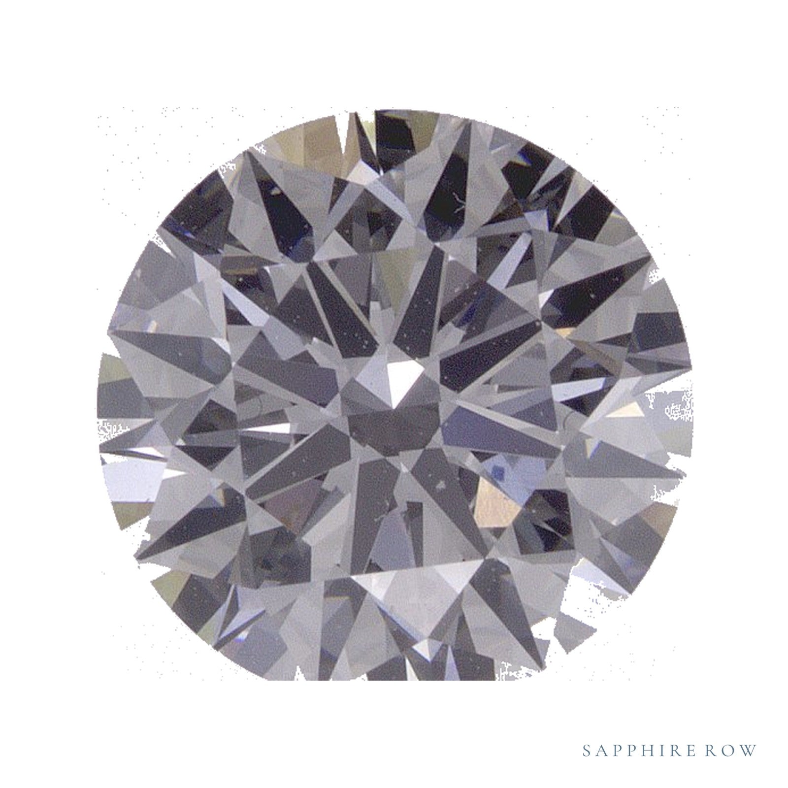 2.64 ct lab-grown diamond, round cut | Sapphire Row · cut4