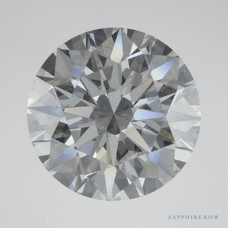 2.63 ct lab-grown diamond, round cut | Sapphire Row · cut7