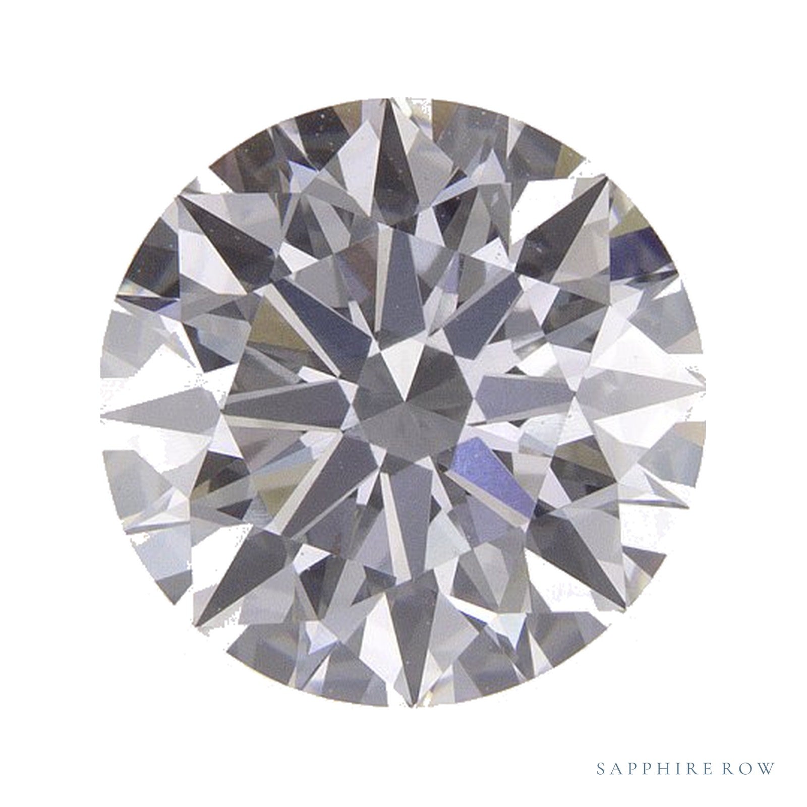 2.63 ct lab-grown diamond, round cut | Sapphire Row · cut4