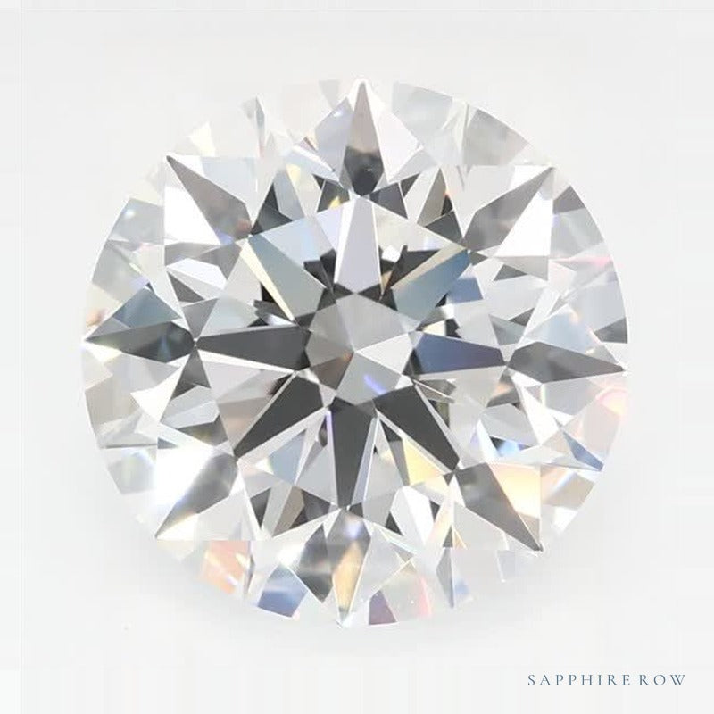 2.63 ct lab-grown diamond, round cut | Sapphire Row · cut7