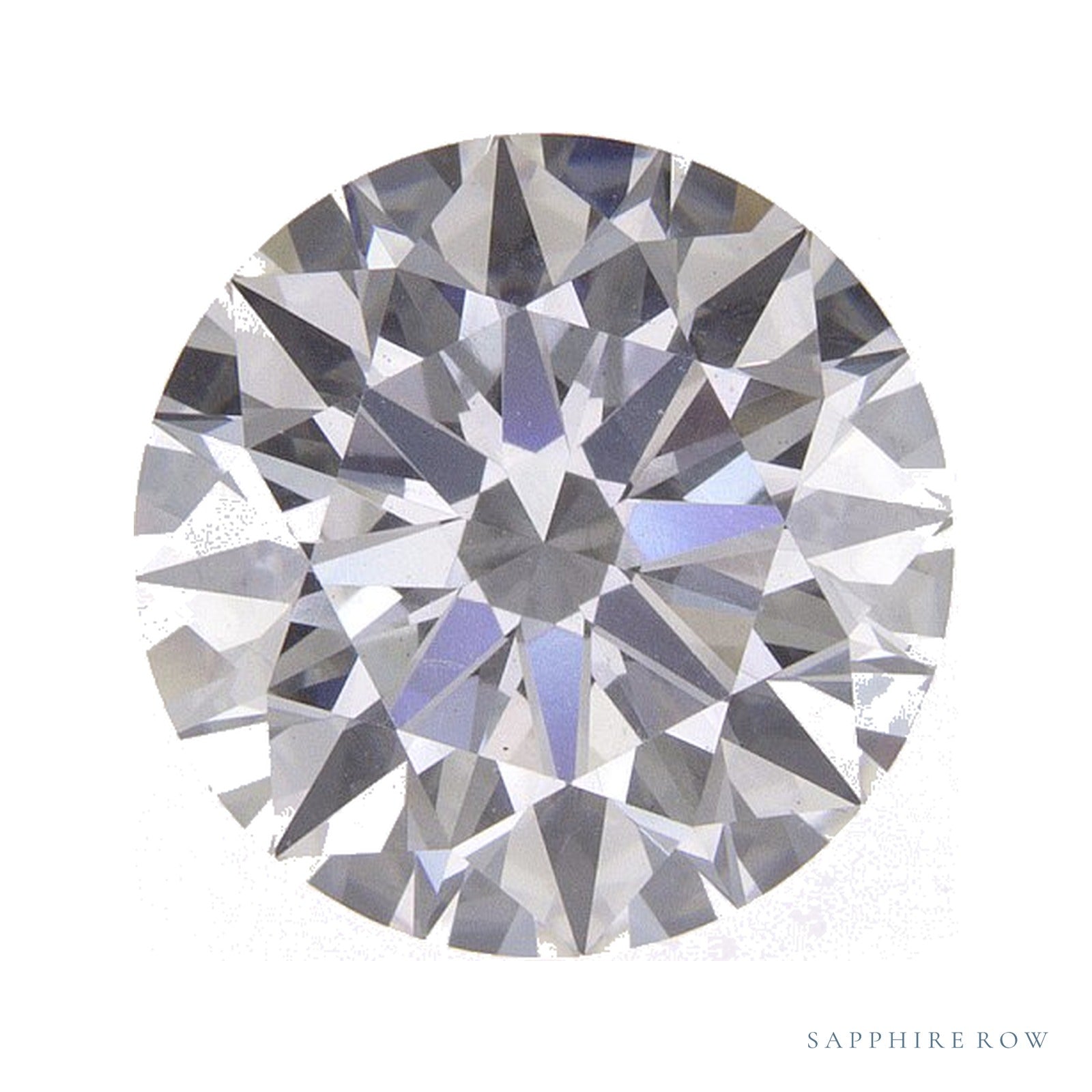 2.61 ct lab-grown diamond, round cut | Sapphire Row · cut4