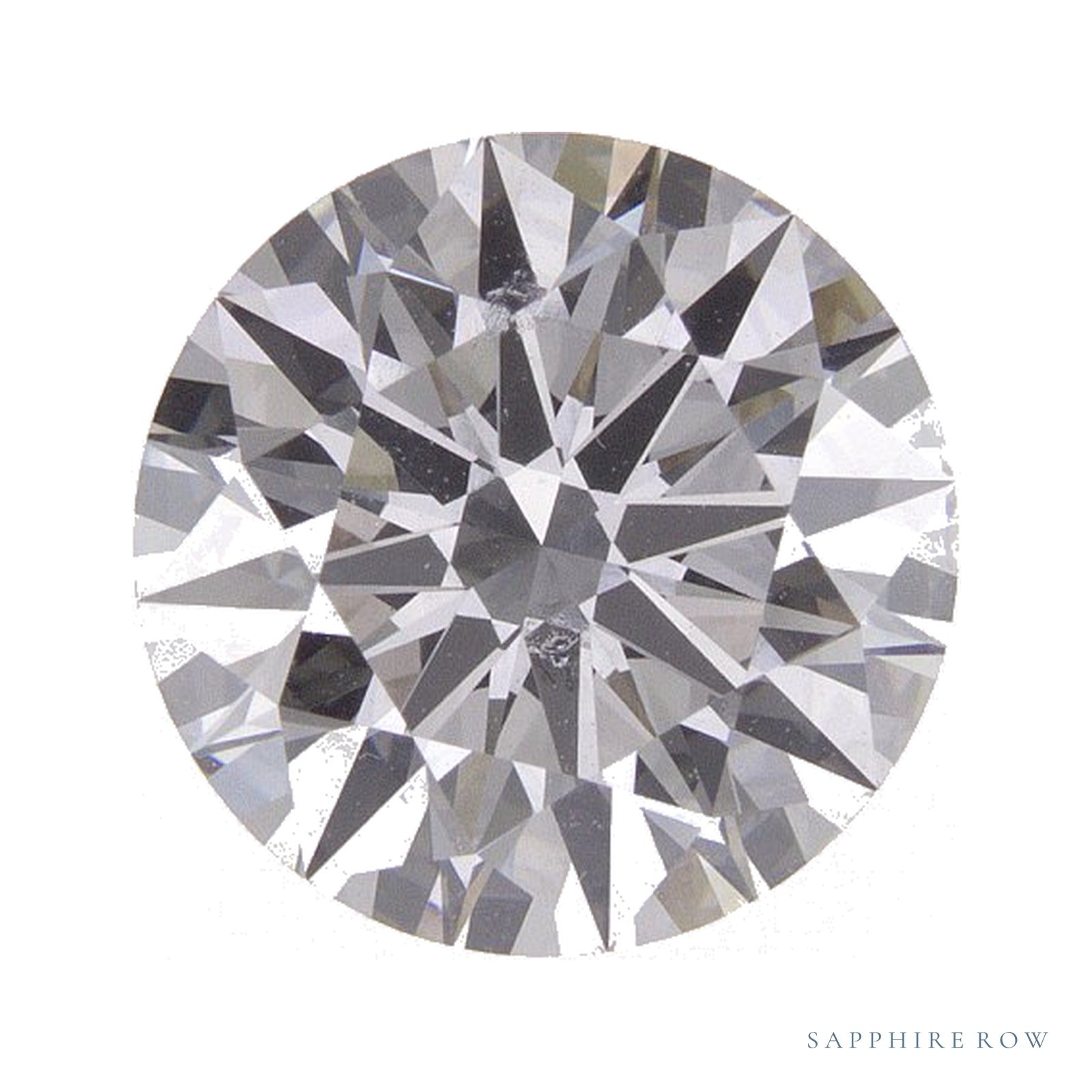 2.61 ct lab-grown diamond, round cut | Sapphire Row · cut4