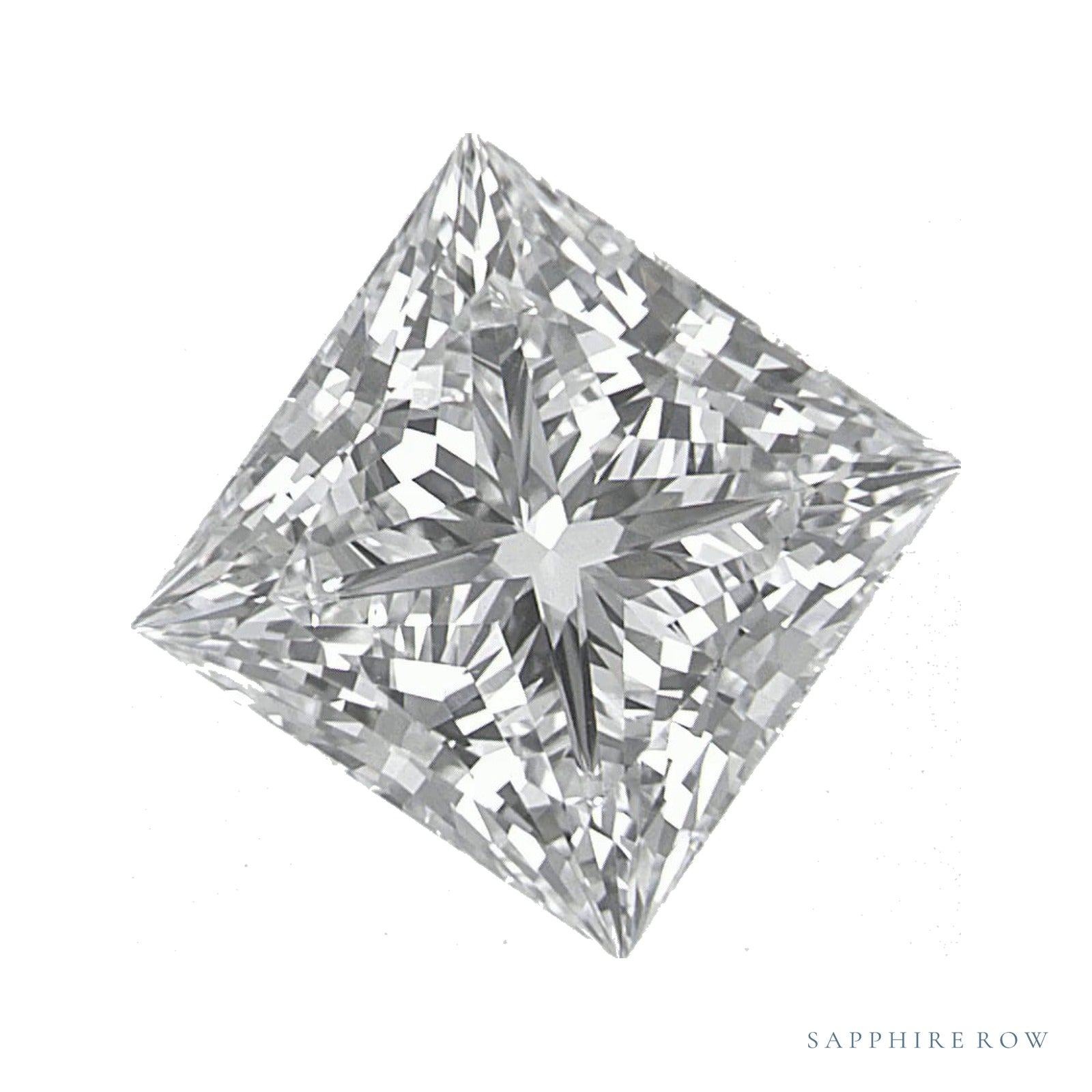 2.61 ct Square Lab-Grown Diamond – E VS1 — Sapphire Row · cut · cut2 · cut3 · cut4