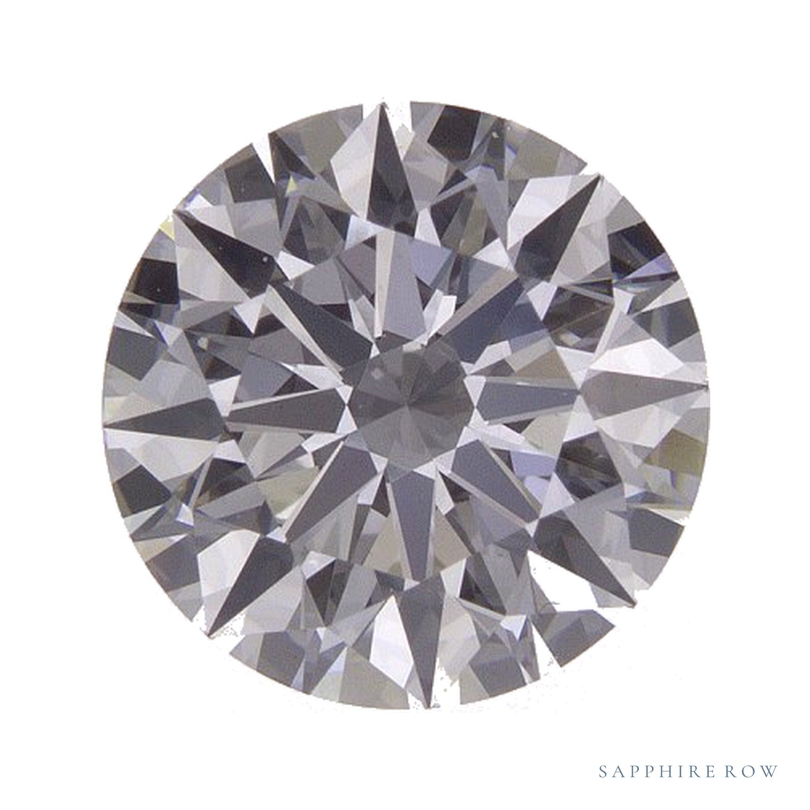 2.61 ct lab-grown diamond, round cut | Sapphire Row · cut4