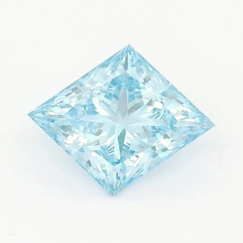 2.60 ct lab-grown fancy vivid blue diamond, square cut | Sapphire Row · cut7